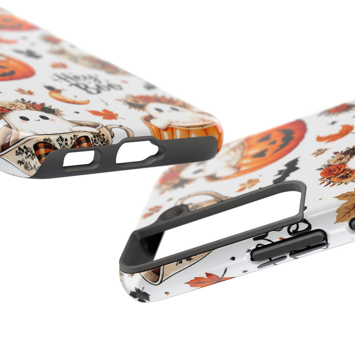 Hey Boo Halloween Phone Case Spooky Ghost Tough Protective iPhone Samsung Galaxy Cover Festive Collection
