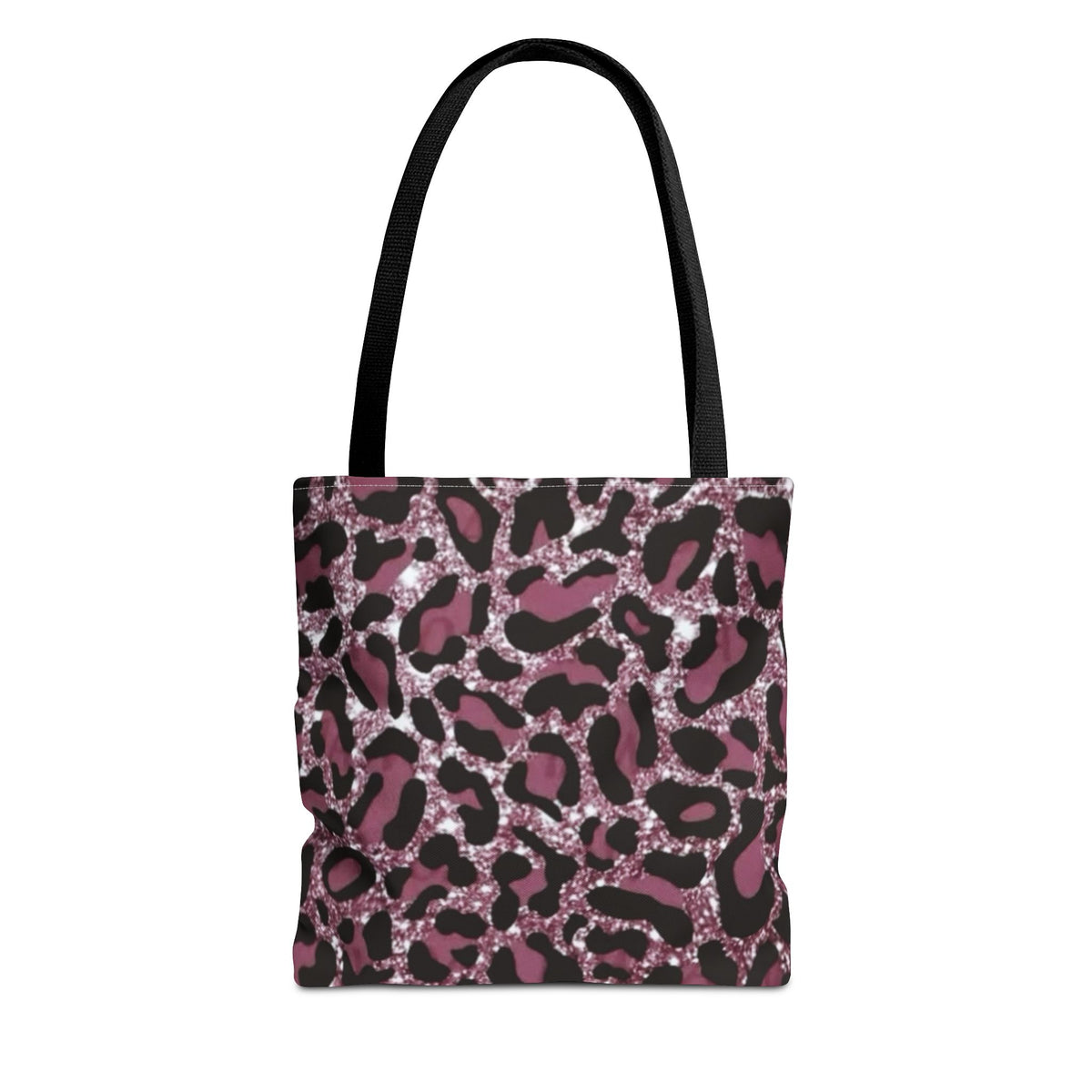 Pink Leopard Print Tote Bag – Glam Animal Print Shoulder Bag | Stylish Everyday Accessory