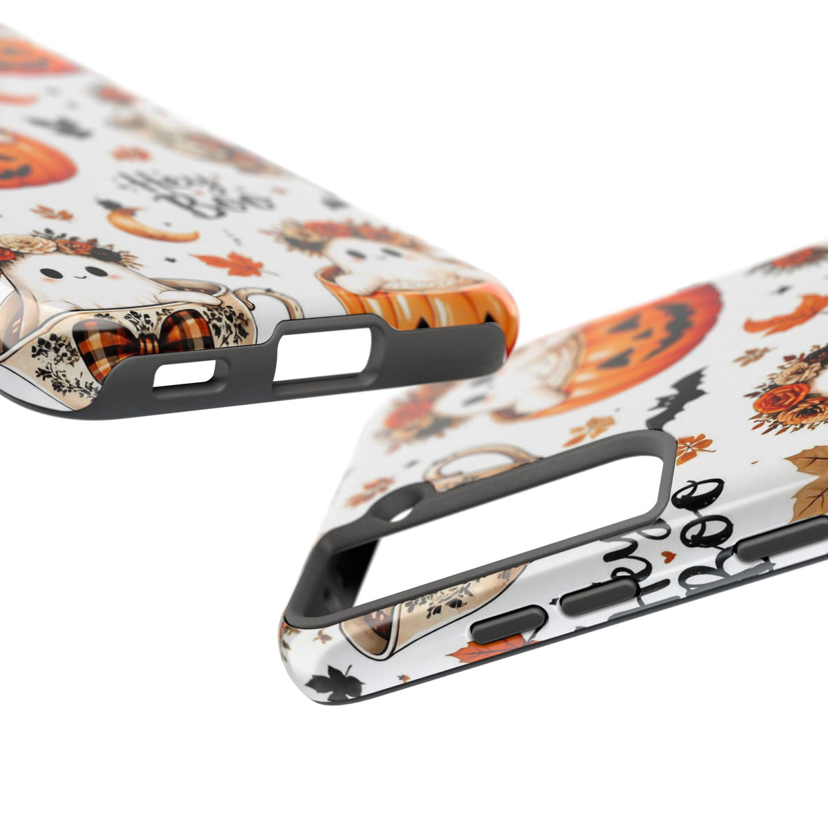 Hey Boo Halloween Phone Case Spooky Ghost Tough Protective iPhone Samsung Galaxy Cover Festive Collection