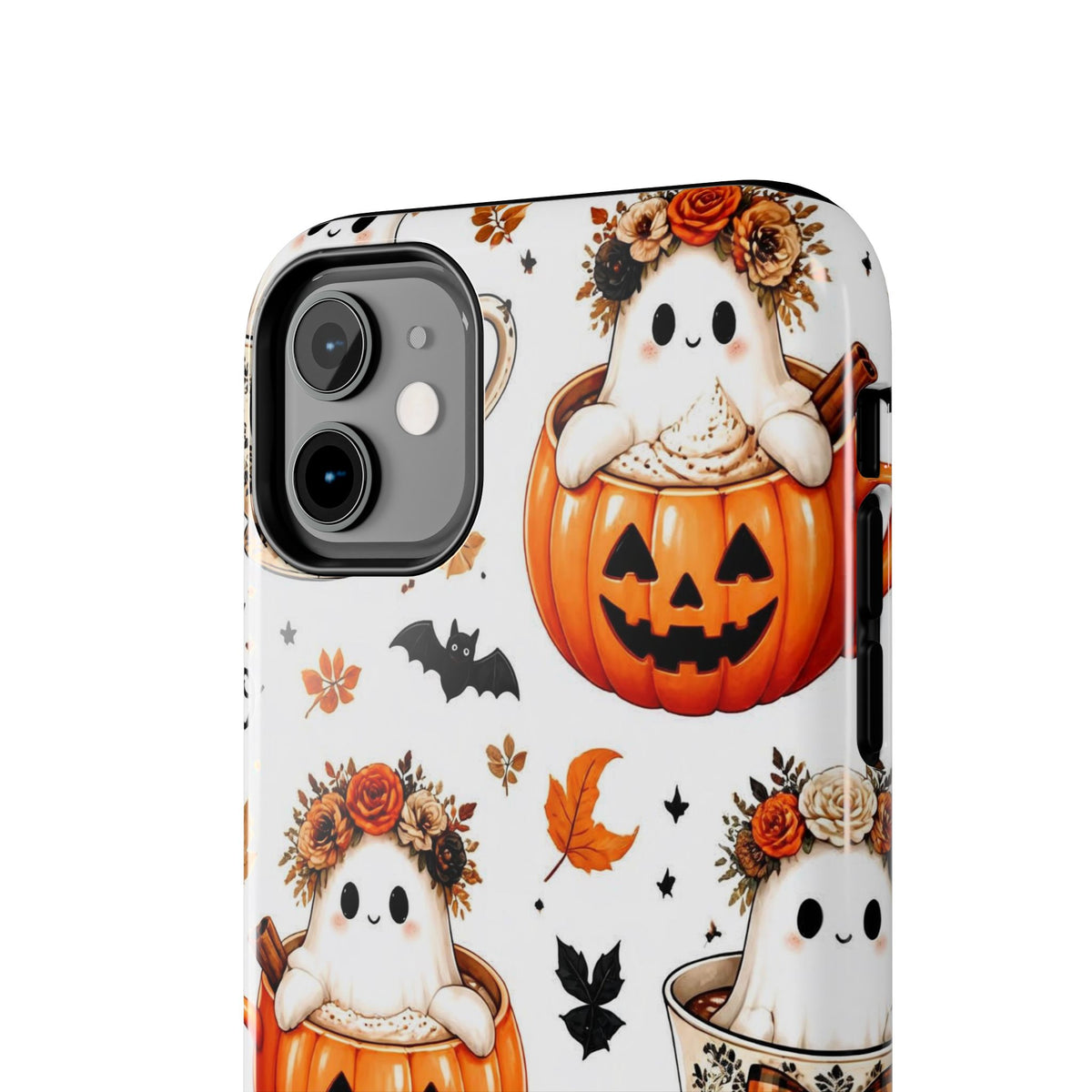 Hey Boo Halloween Phone Case Spooky Ghost Tough Protective iPhone Samsung Galaxy Cover Festive Collection