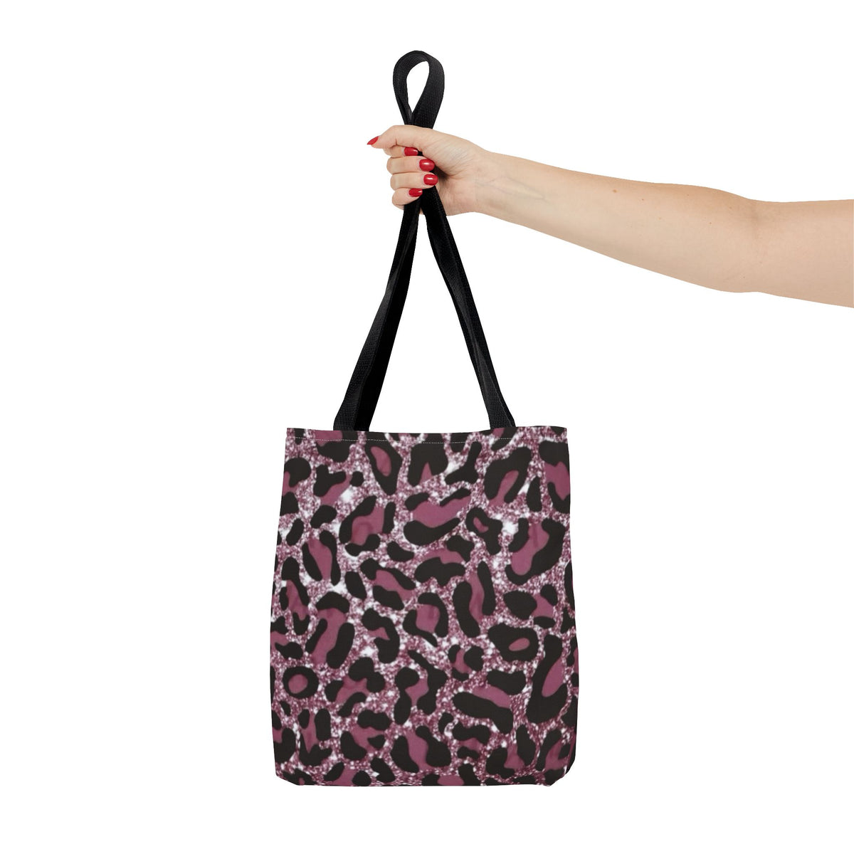 Pink Leopard Print Tote Bag – Glam Animal Print Shoulder Bag | Stylish Everyday Accessory
