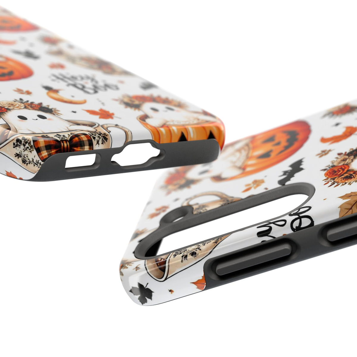 Hey Boo Halloween Phone Case Spooky Ghost Tough Protective iPhone Samsung Galaxy Cover Festive Collection