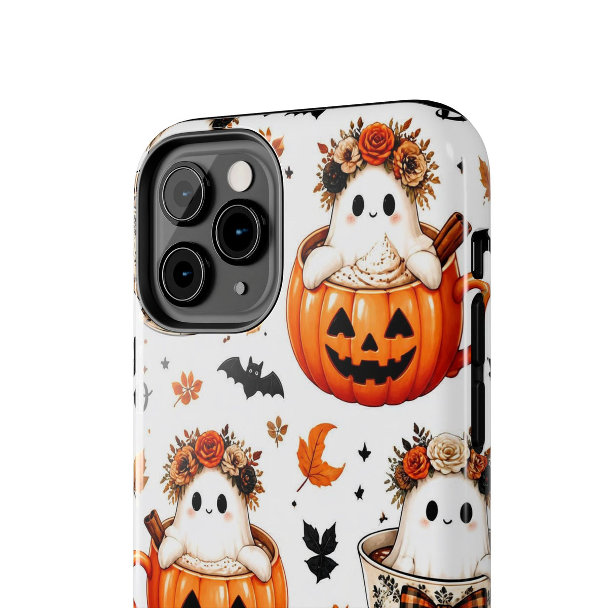 Hey Boo Halloween Phone Case Spooky Ghost Tough Protective iPhone Samsung Galaxy Cover Festive Collection