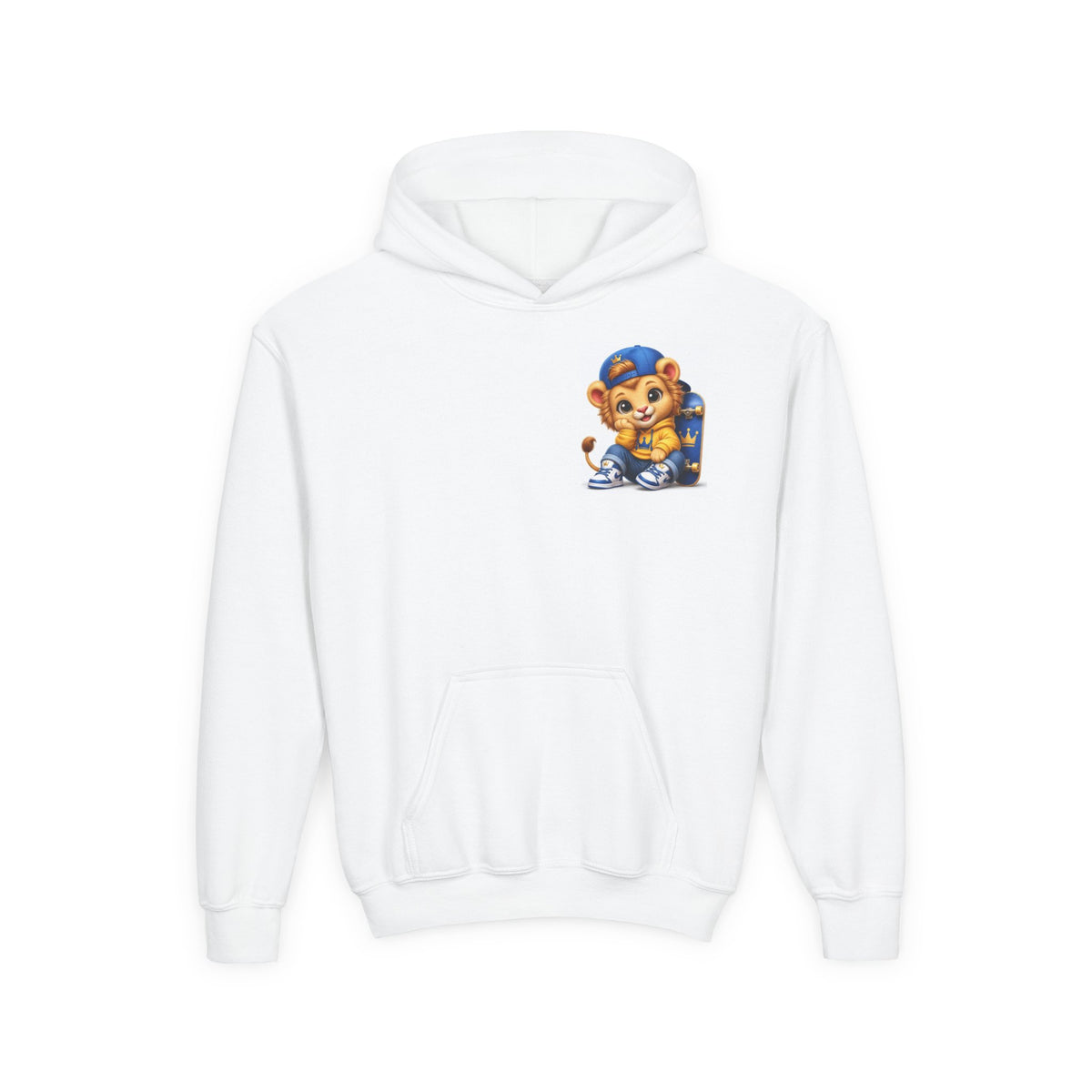 Cute animated Hoodie Cozy Aesthetic Kids Graphic Sweatshirt