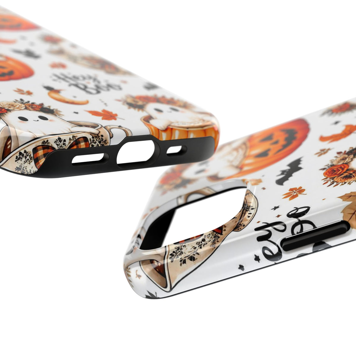 Hey Boo Halloween Phone Case Spooky Ghost Tough Protective iPhone Samsung Galaxy Cover Festive Collection