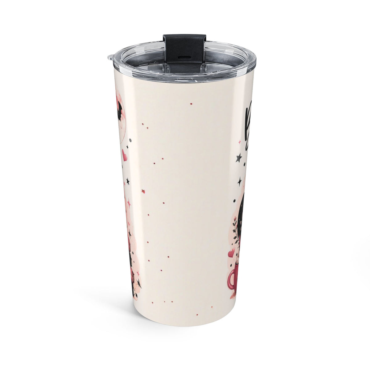 Hey Boo Halloween Tumbler Spooky Ghost Insulated Travel Mug Cute Witchy Autumn drinkware Fall Water Bottle Festive Collection