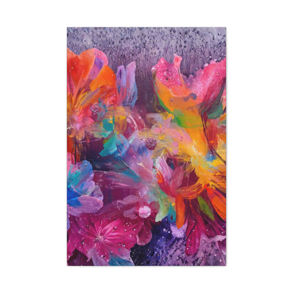 Abstract  Floral botanical Canvas Wall Art – Luxury Modern Statement Art for Living Room & Home Decor