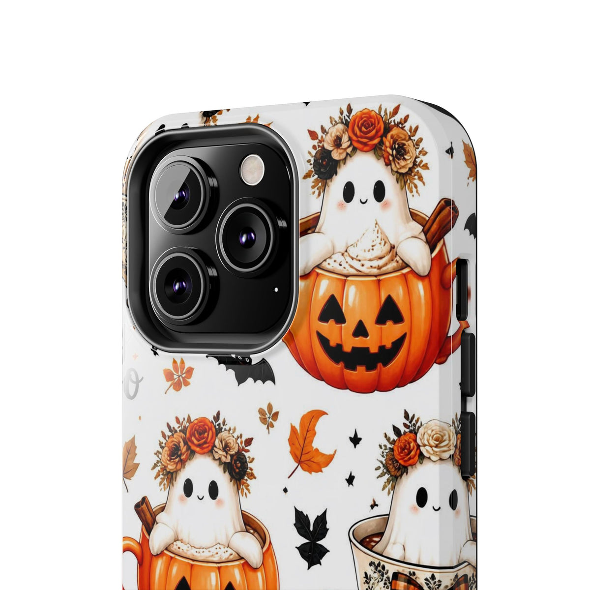 Hey Boo Halloween Phone Case Spooky Ghost Tough Protective iPhone Samsung Galaxy Cover Festive Collection