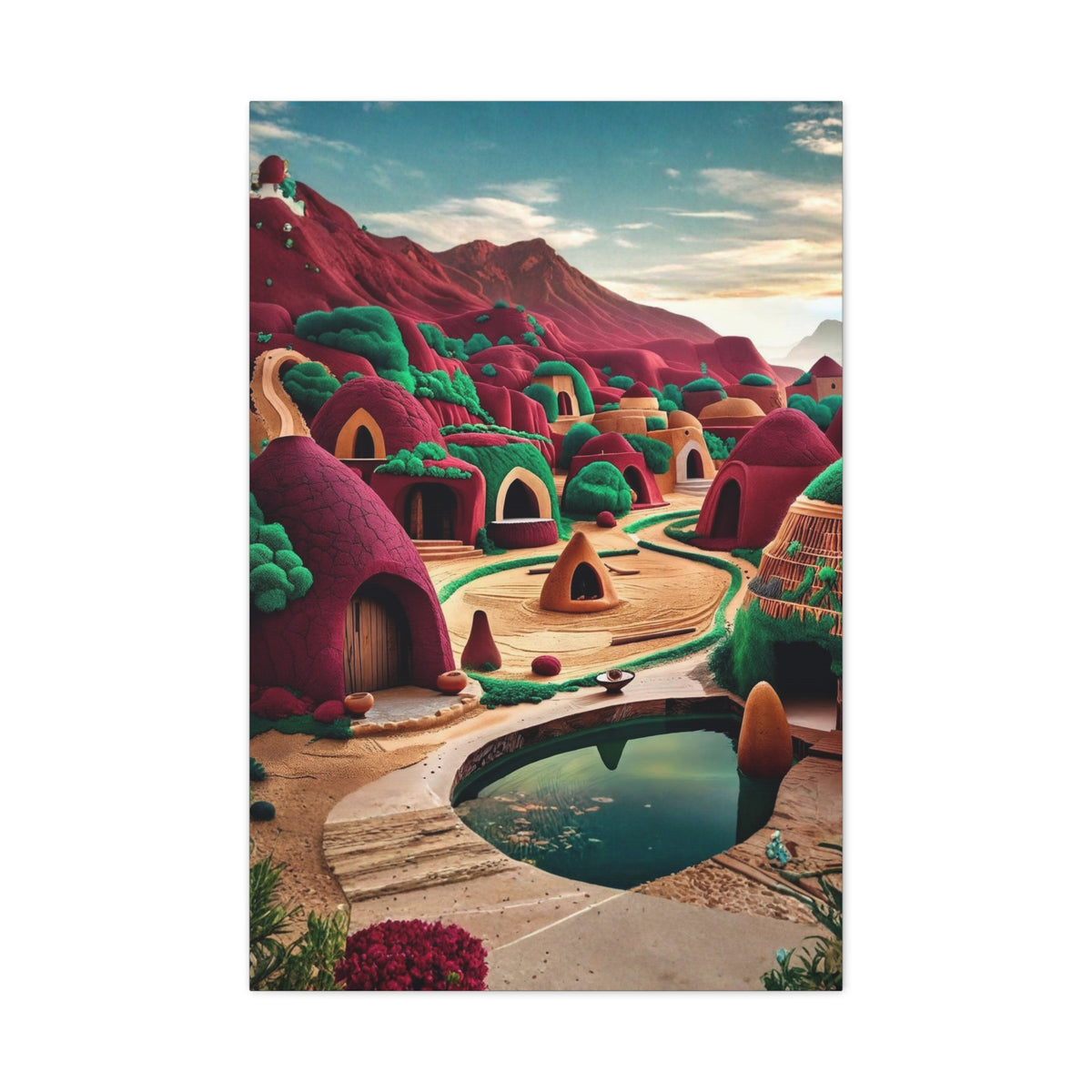 Abstract Canvas Wall Art – Luxury Modern Statement Art for Living Room & Home Decor