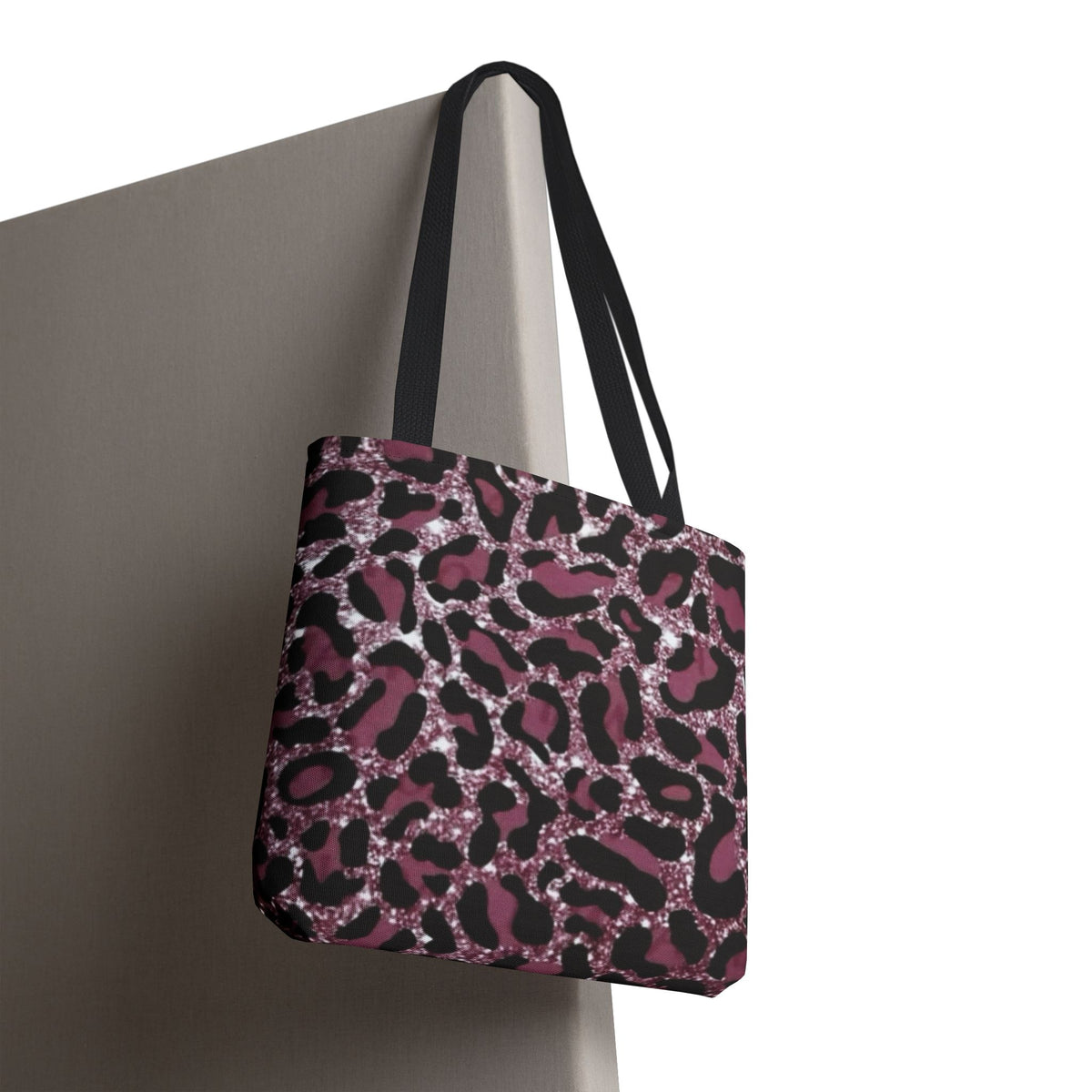 Pink Leopard Print Tote Bag – Glam Animal Print Shoulder Bag | Stylish Everyday Accessory