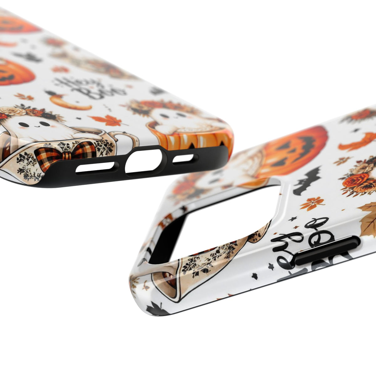 Hey Boo Halloween Phone Case Spooky Ghost Tough Protective iPhone Samsung Galaxy Cover Festive Collection