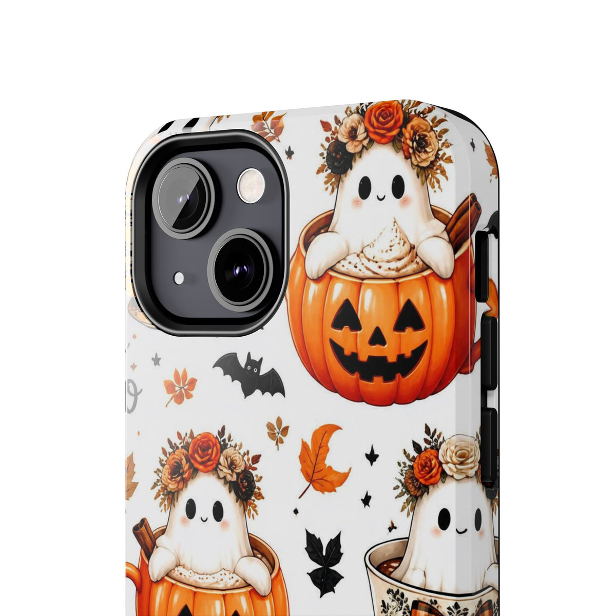 Hey Boo Halloween Phone Case Spooky Ghost Tough Protective iPhone Samsung Galaxy Cover Festive Collection