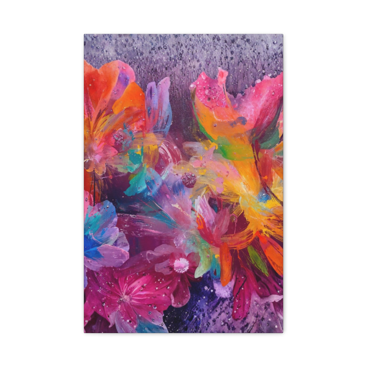 Abstract  Floral botanical Canvas Wall Art – Luxury Modern Statement Art for Living Room & Home Decor
