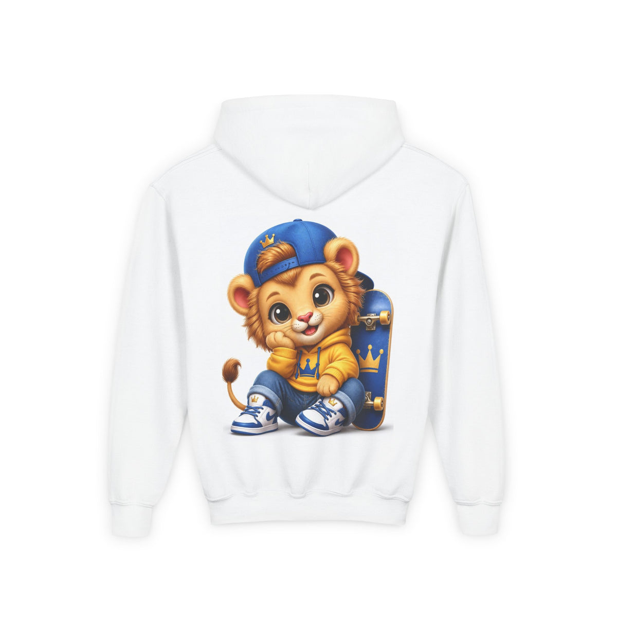 Cute animated Hoodie Cozy Aesthetic Kids Graphic Sweatshirt