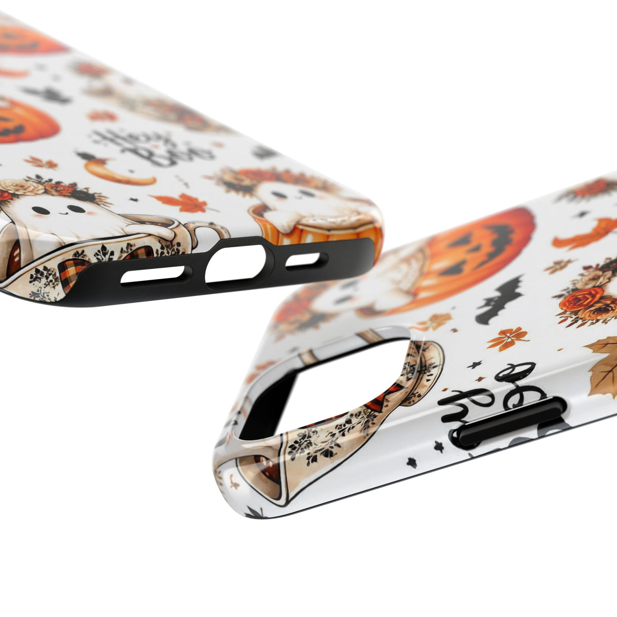 Hey Boo Halloween Phone Case Spooky Ghost Tough Protective iPhone Samsung Galaxy Cover Festive Collection