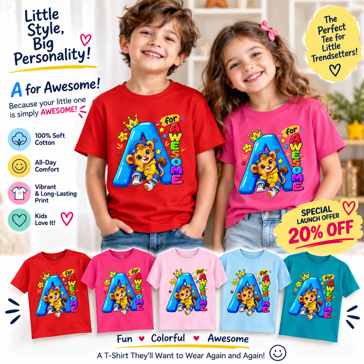 Kids Heavy Cotton™ Tee