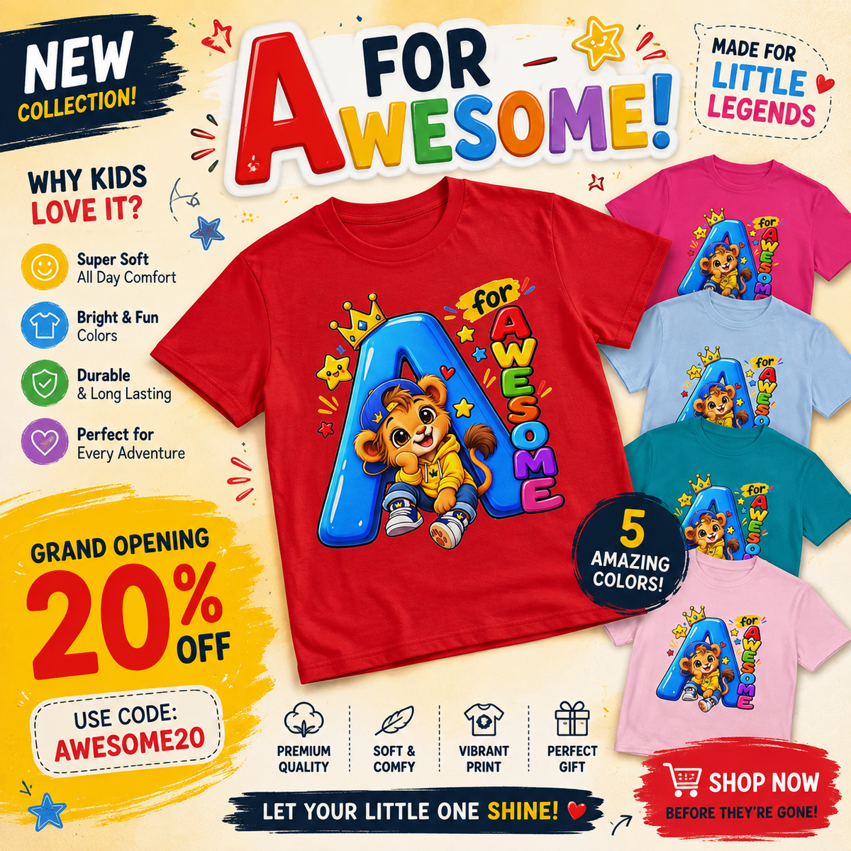 Kids Heavy Cotton™ Tee