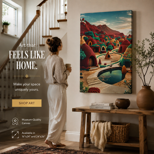 Abstract Canvas Wall Art – Luxury Modern Statement Art for Living Room & Home Decor