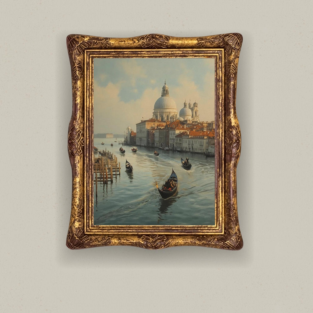 Venice Beauty Canvas Wall Art Printable Romantic Cityscape Canal Scene Italian Architecture Travel Decor Digital Download