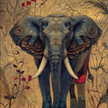 Majestic Elephant Art Print Wall Art Printable Richly Detailed Textured Wildlife Portrait Nature Safari Decor Digital Download